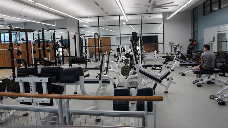 Beaver Athletic and Wellness Center weight room