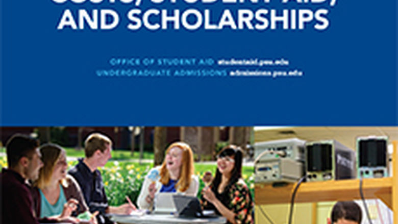 Costs, Student Aid and Scholarships Brochure Cover