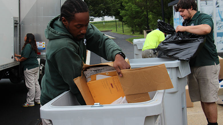 Penn State Berks had an on-site document shredder on campus for faculty and staff .