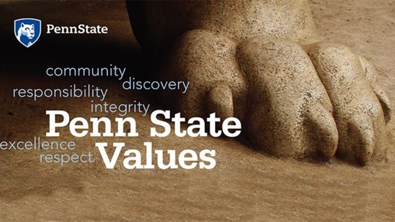 Penn State Values image