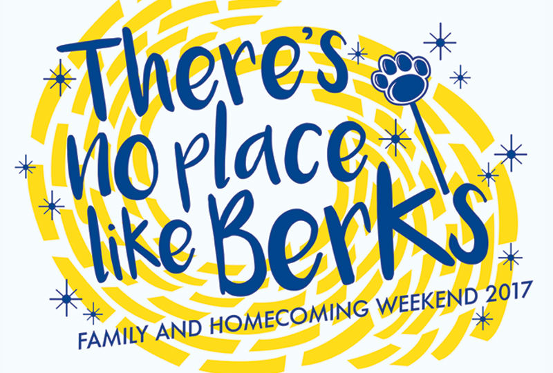 There's No Place Like Berks Homecoming Logo