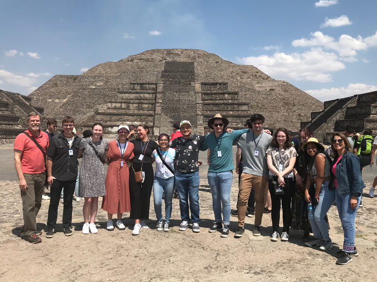 Penn State Berks students traveled to Mexico City during Spring Break