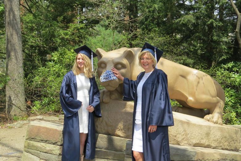 Mother and Daughter graduate together
