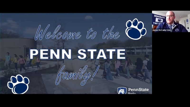 Penn State Berks Accepted Student Webinar (April)