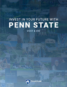 Cover of the 2023 Penn State Cost and Aid brochure