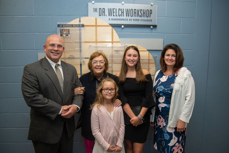 Penn College - Welch Family - Makerspace dedication