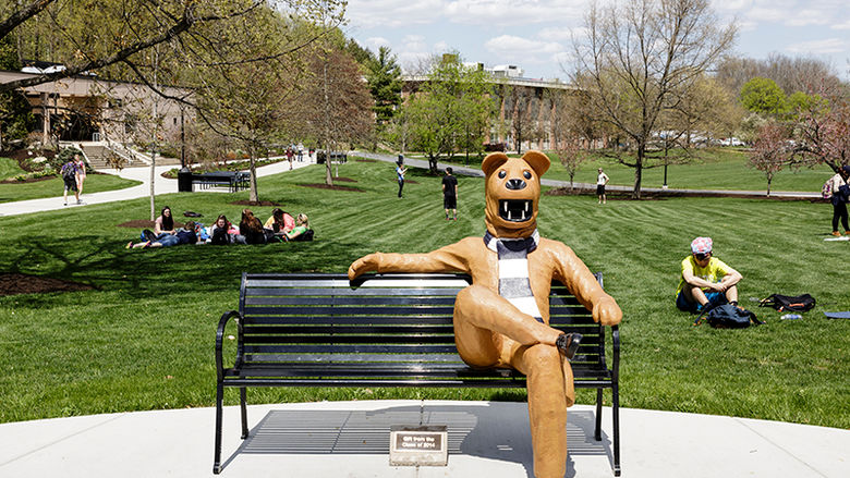 Penn State Berks Lion Bench