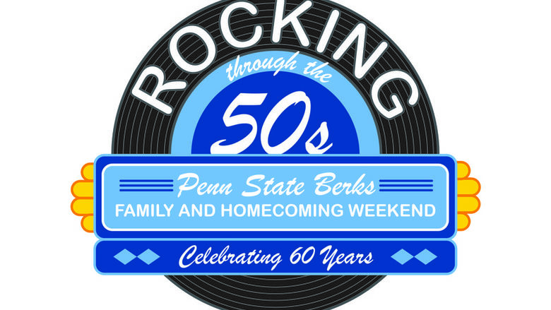 Rocking through the '50s Homecoming Logo