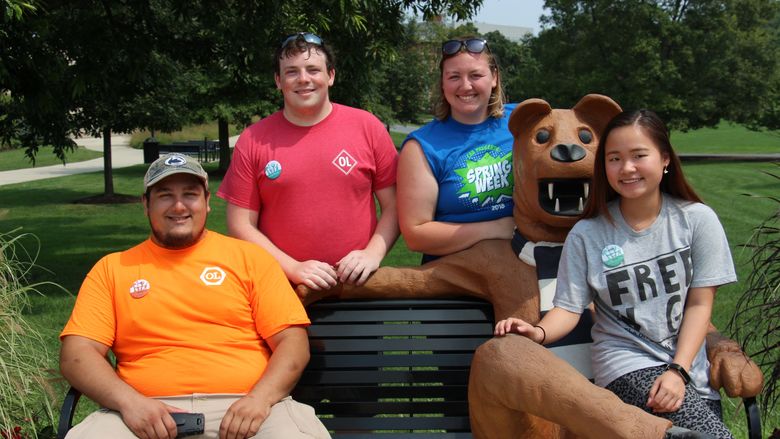 Orientation leaders help incoming students adjust to college life