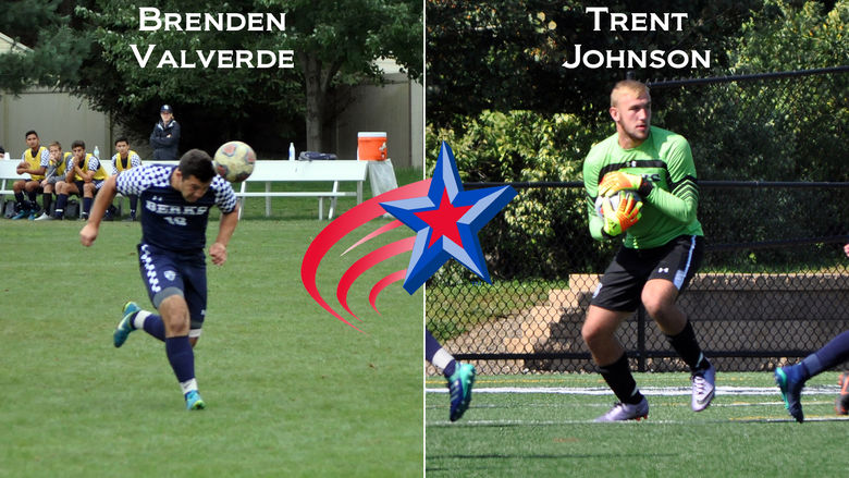 Brenden Valverde and Trent Johnson earn All-NEAC recognition