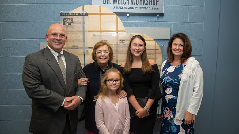Penn College - Welch Family - Makerspace dedication