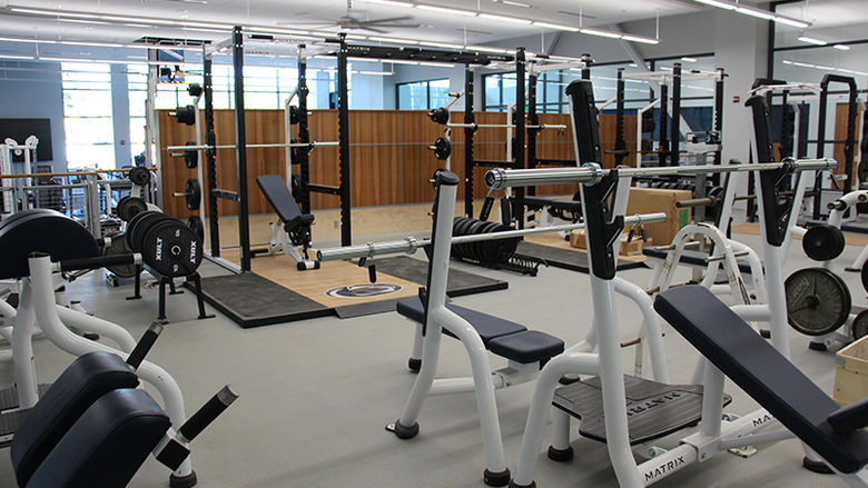 Beaver Athletics and Wellness Center fitness center.