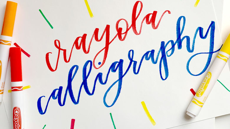 Crayola Calligraphy