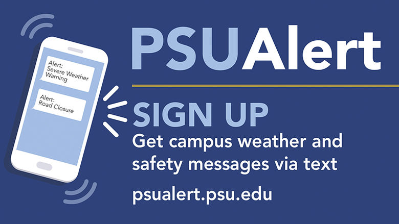 Sign up for PSU Alerts