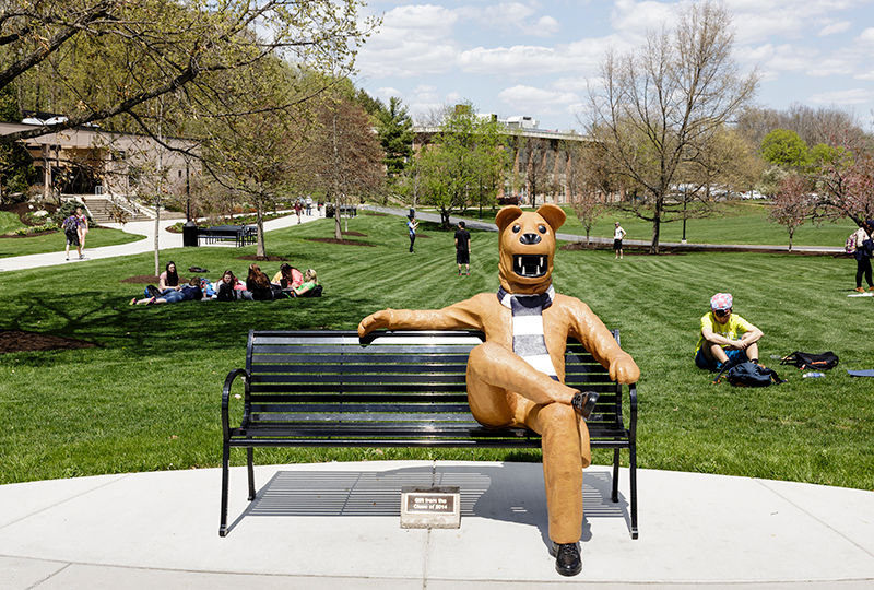 Penn State Berks Lion Bench