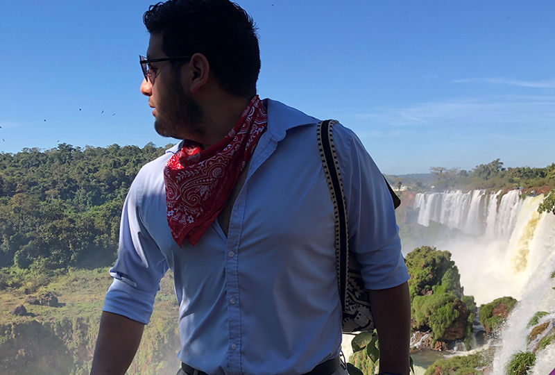 Josh Flores overlooks Argentina