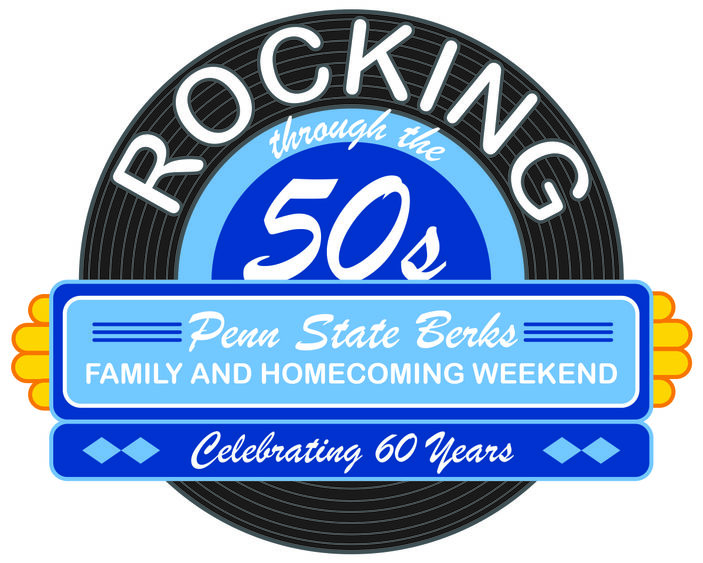 Rocking through the 50's Homecoming Logo