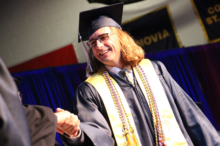 Nate's graduation photo