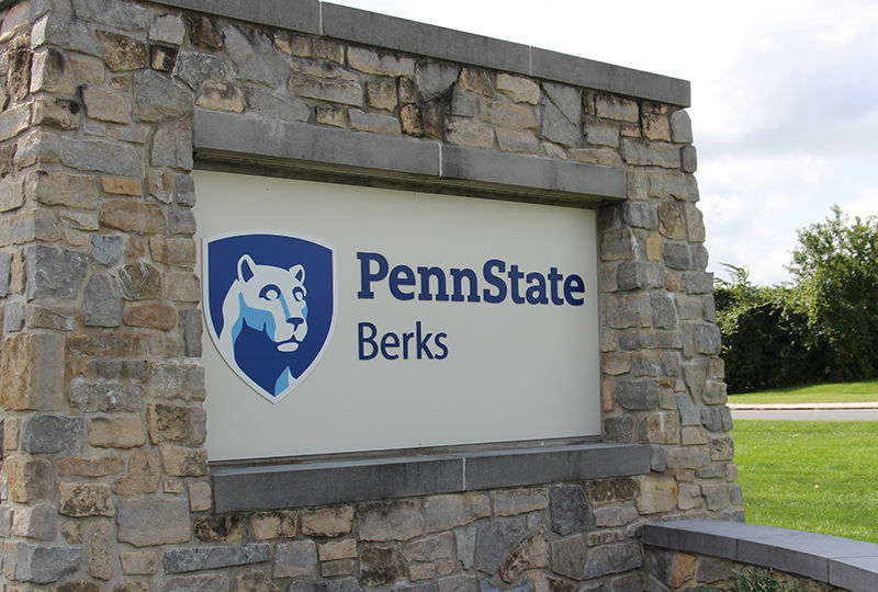 Penn State Berks sign