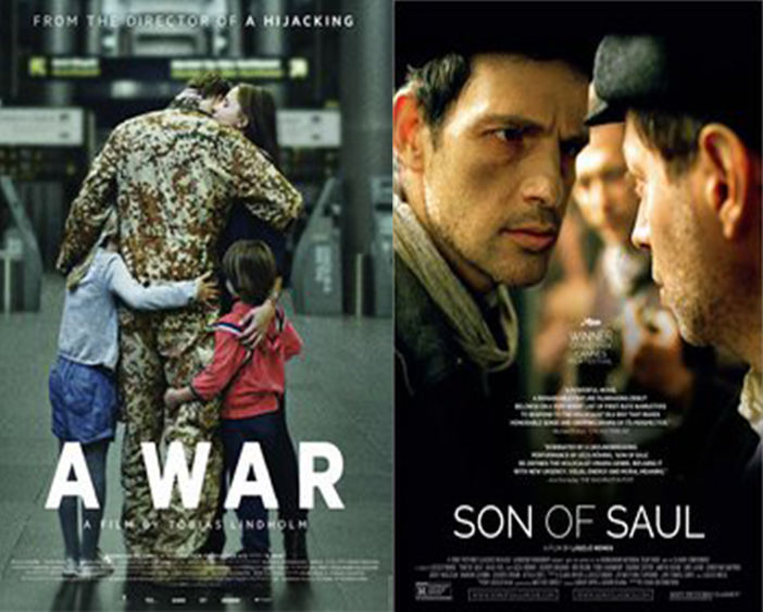 A War and Son of Saul poster