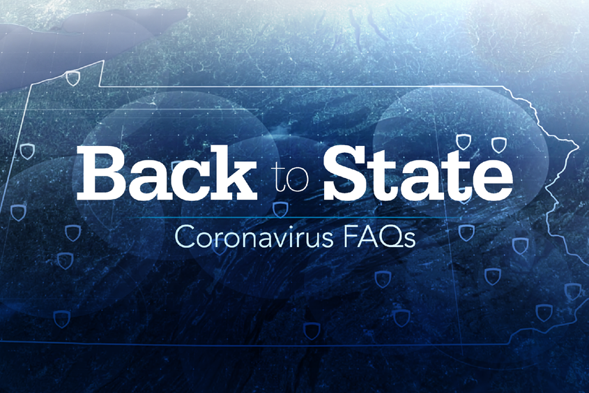 Back to State Coronavirus FAQs graphic