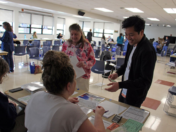 Berks students participated in the poverty simulation