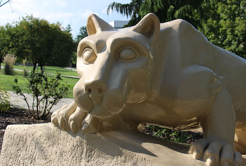 Nittany lion shrine at Penn State Berks.