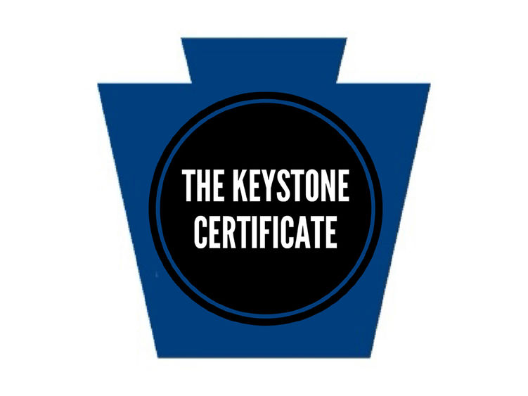 The Keystone Certificate