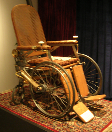 Wheelchair from STEAMpunk! exhibit
