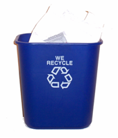 Recycling can for paper